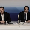 Ο Κυριάκος Μητσοτάκης και ο Αλέξης Τσίπρας