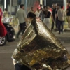 Θεατές που εγκατέλειψαν τη συναυλία λόγω της χαλαζόπτωσης