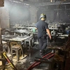 Το μπαρ μετά τη φωτιά στη Μπανγκόκ