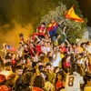 Πανηγυρισμοί των Ισπανών μετά τον τελικό του Μουντιάλ 2026