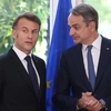Συνάντηση Μητσοτάκη με Μακρόν