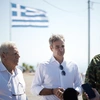 Επίσκεψη Μητσοτάκη στο Αγαθονήσι