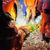 Η στιγμή διάσωσης τραυματισμένου πυροσβέστη