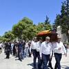 Εικόνες από την κηδεία της Πάολας Ρεβενιώτη
