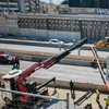 Ο γερανός που χτύπησε τη γέφυρα στη Θεσσαλονίκη