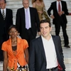 Ο Αλέξης Τσίπρας μαζί με την Καντίντζα Σάνκο 