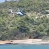 Ελικόπτερο πραγματοποίησε προσγείωση σε παραλία στις Σπέτσες
