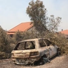 Αποκαΐδια από τη φωτιά στο Πόρτο Γερμενό