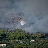 Φωτιά Αττική ελικόπτερο
