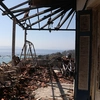 Κτίριο που καταστράφηκε από τη φωτιά