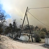 Εικόνες καταστροφής μετά τη φωτιά στο Πόρτο Γερμενό