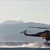 Έκανε ιστιοσανίδα δίπλα από πυροσβεστικό ελικόπτερο
