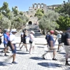 τουρίστες στην Αθήνα