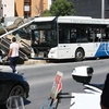 Το τροχαίο με τα δύο λεωφορεία στη Θεσσαλονίκη