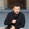 Ο Βολοντίμιρ Ζελένσκι στη συνέντευξη Τύπου μετά τη συνάντηση με την ειρηνευτική αποστολή των ΗΠΑ