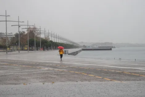 Βροχή στη Θεσσαλονίκη