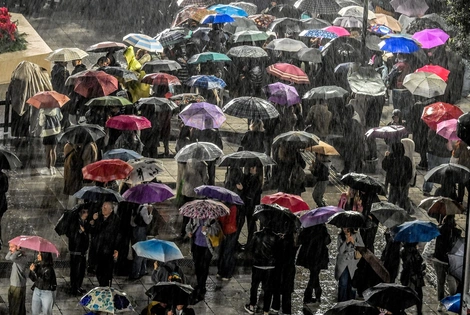 Κακοκαιρία Adel καταιγίδες στην Αθήνα