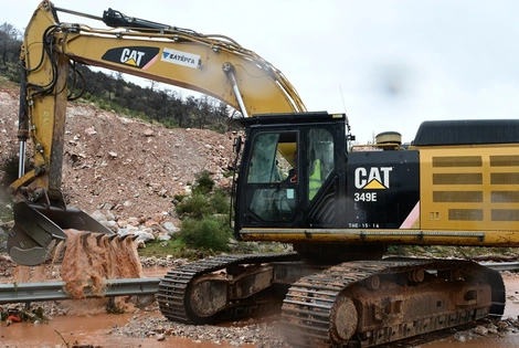 Εργασίες αποκατάστασης μετά τον Byron