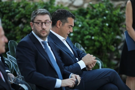 Αλέξης Τσίπρας και Νίκος Ανδρουλάκης