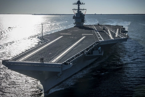 Η ναυαρχίδα του Πολεμικού Ναυτικού των ΗΠΑ, USS Gerald R. Ford