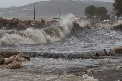 Η κακοκαιρία στη Χίο