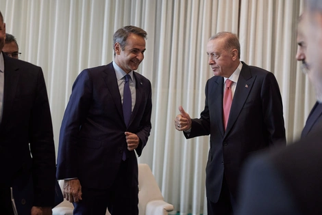 Κυριάκος Μητσοτάκης Ρετζέπ Ταγίπ Ερντογάν