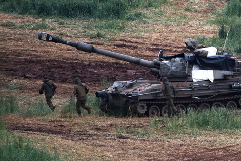 Δυνάμεις του Ισραήλ στα σύνορα με τον Λίβανο