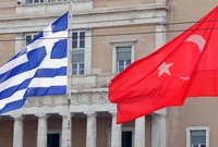 Ελληνοτουρκικά - Σημαίες Ελλάδας και Τουρκίας