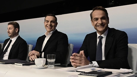 tsipras - mitsotakis - debate
