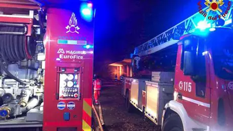 Μιλάνο Ιταλία Φωτιά