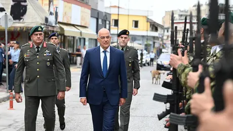 Παρουσία Νίκου Δένδια στις τελετές μνήμης στη Δράμα