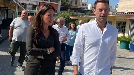 Δόμνα Μιχαηλίδου και Στέφανος Κασσελάκης