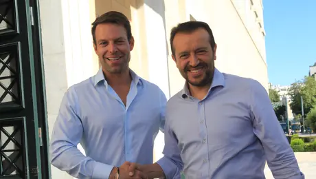 Στέφανος Κασσελάκης και Νίκος Παππάς