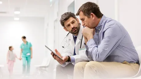 Άνδρας στον γιατρό