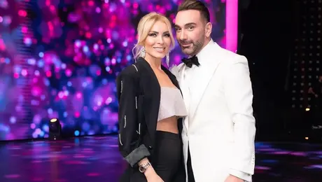 Η Κατερίνα Καινούργιου με τον Νίκο Κοκλώνη