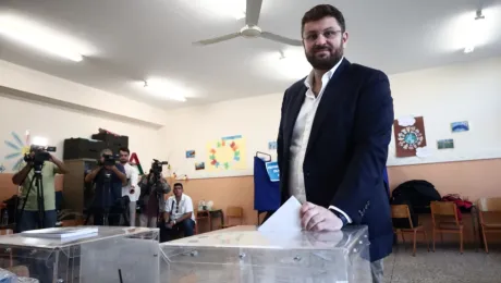 Ο Κώστας Ζαχαριάδης ψήφισε στις αυτοδιοικητικές εκλογές 2023