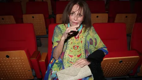 Η Μαίρη Χρονοπούλου σε βραδινή της έξοδο