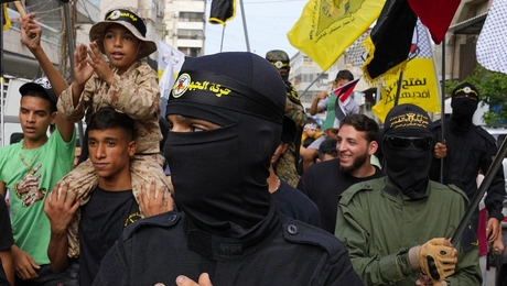 Πανηγυρισμοί στην Παλαιστίνη