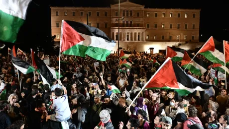 Πορεία για την Παλαιστίνη στο Σύνταγμα