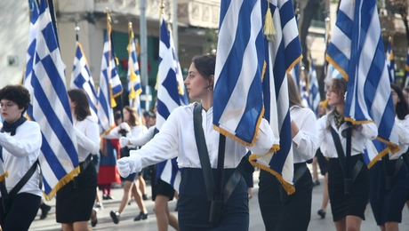 Μαθητική παρέλαση 28ης Οκτωβρίου