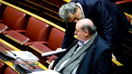 Ο Παύλος Πολάκης και ο Νίκος Φίλης