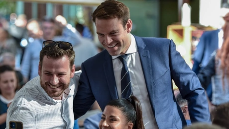 Ο Στέφανος Κασσελάκης στη Θεσσαλονίκη