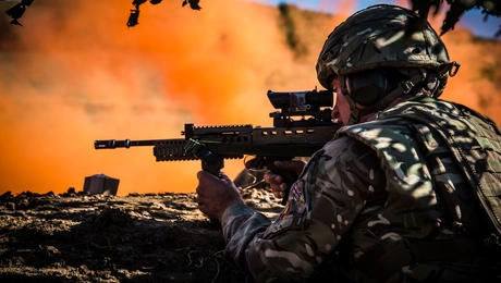 Στρατός σε άσκηση