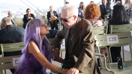 Κωνσταντίνος Πλεύρης στο Athens Fashion Week.