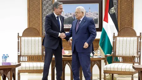 Συνάντηση Άντονι Μπλίνκεν - Μαχμούντ Αμπάς στη Ραμάλα