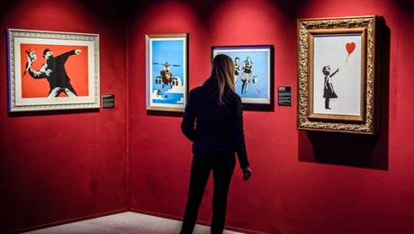 Έκθεση με αναπαραγωγές έργων του Bansky