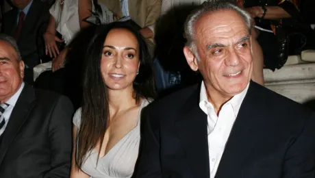 Ο Άκης Τσοχατζόπουλος με τη σύζυγό του, Βίκυ Σταμάτη