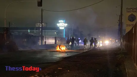 Ένταση σε οικισμό Ρομά στη Θεσσαλονίκη