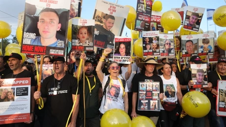 Διαδήλωση για την απελευθέρωση των ομήρων της Χαμάς