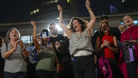 Πανηγυρισμοί στο Ισραήλ για τους ομήρους